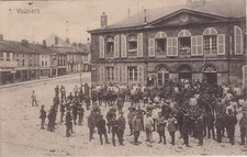 Ancient Ak, Vouziers, Soldiers, Field Postcard