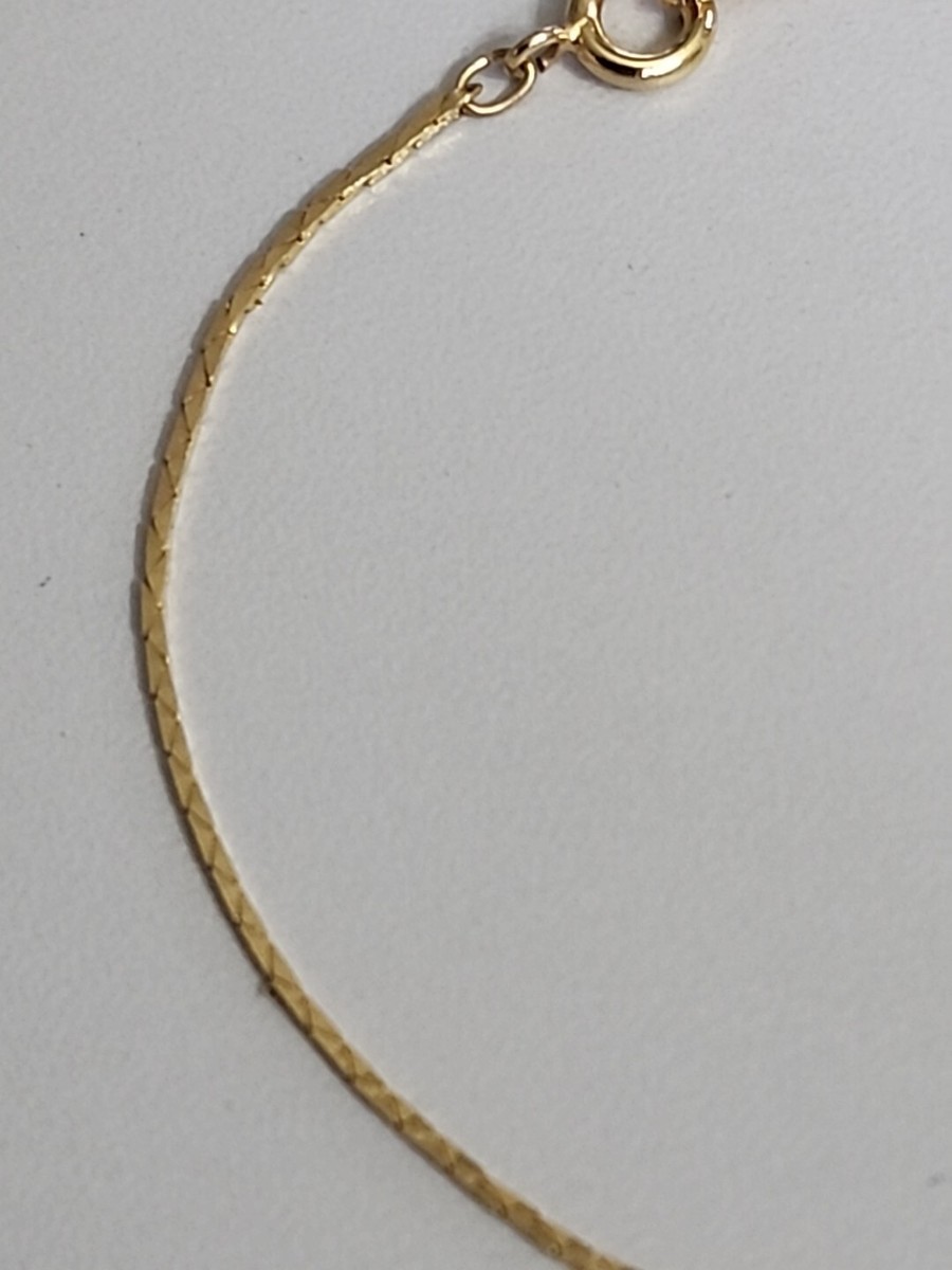 アクセサリー K10 gold delicate chain bracelet Kinsley Gold Delicate Chain Bracelet in White CZ | Kendra Scott