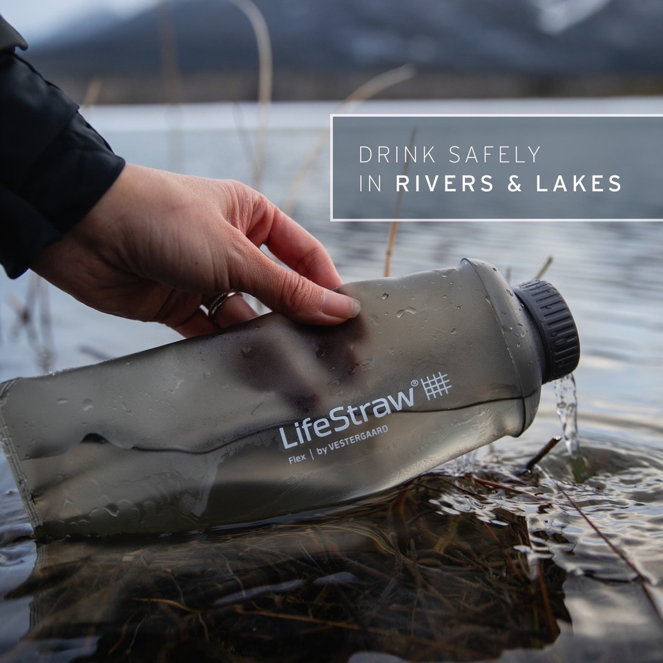 LifeStraw Flex Water Filter with Collapsible Squeeze Bottle eBay