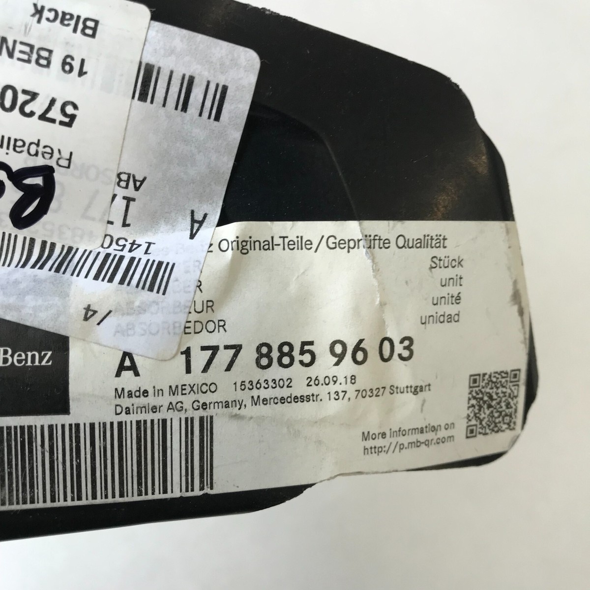 2019 Mercedes Benz A-Class A220 Absorber A1778859603 New OEM | eBay 