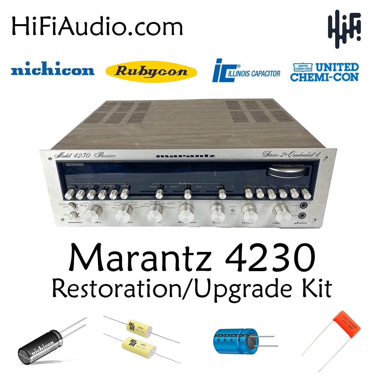 Marantz 4230 receiver rebuild restoration recap upgrade kit fix