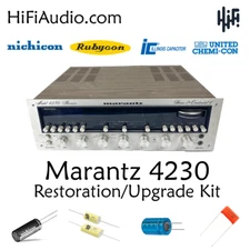 Marantz 4230 receiver rebuild restoration recap upgrade kit fix repair capacitor