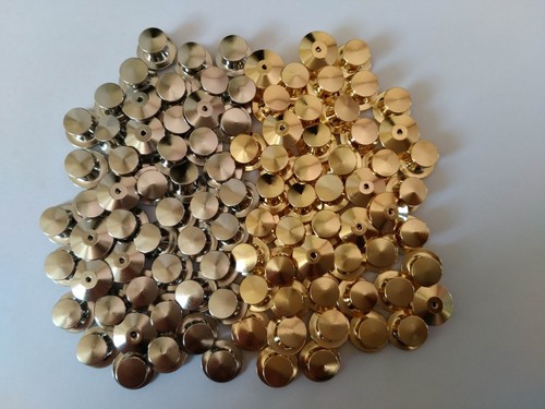 100 sztuk (srebro 50 złotych 50) zapięcie disney policja blokada klapa pin keepers plecy - Zdjęcie 2 z 4