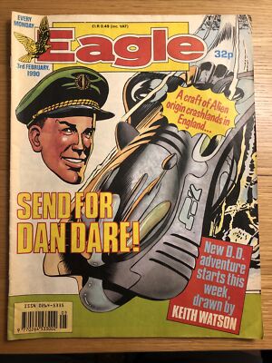 Eagle - 3rd February 1990 - Comic - Dan Dare -  Toys Of Doom - See Photos