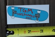 TGM Skateboards Bloody Slasher Distribution Z48B Vintage Skateboarding STICKER
