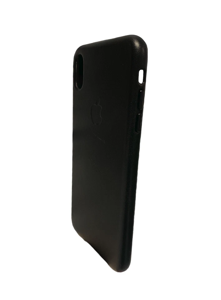 Genuine Apple Leather Case Snap Cover for iPhone XS Max - Black MRWT2ZM/A - Image 4 of 4