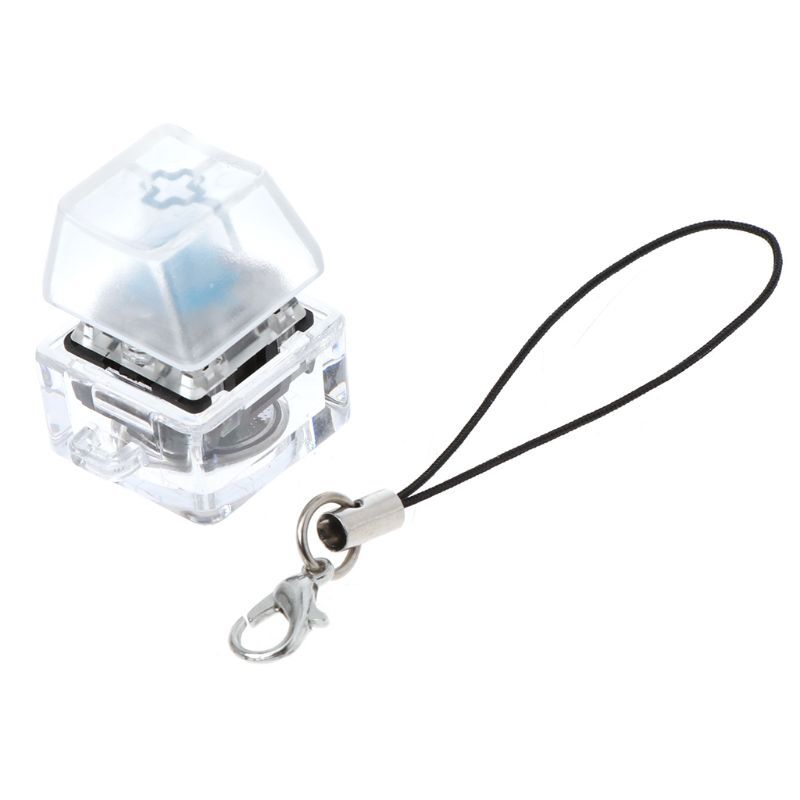 Cherry MX RGB Mechanical Keyboard Switch Tester Keychain with Clear Base  -image