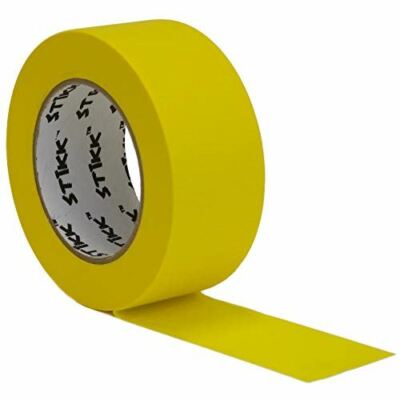 2'' inch x 60yd STIKK Yellow Painters Tape 14 Day Easy Removal Trim Edge Finish