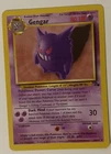 Pokémon Gengar 20/62 Rare Fossil Non-Holo Card 1999 WOTC NM