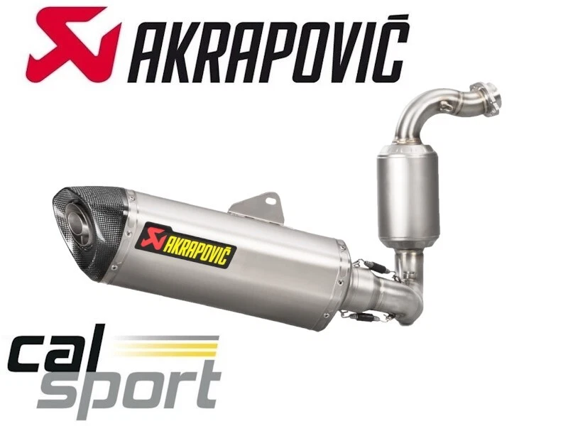 AKRAPOVIC BMW G310R 2022 ROAD LEGAL EXHAUST SYSTEM STAINLESS STEEL