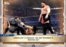 2020 Topps WWE Road to Wrestlemania #79 Samoa Joe Andrade Mysterio Mustafa Ali