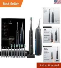 2-1 Oral Clean Kit- Water Dental flosser & Electric Toothbrush Combo- Brushin...