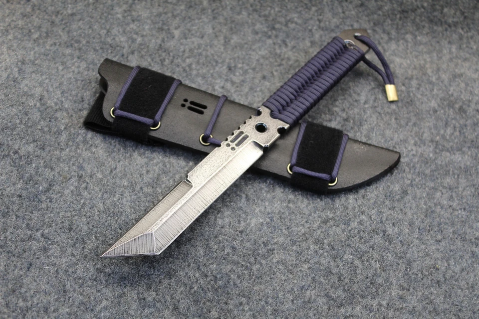integrity implements AF3 Triton Gen2 Tanto  in 5160 custom handmade knife - Image 2 of 4