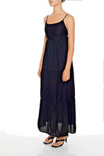 Forever 21, Black Maxi Dress, Size M. Cotton. Double layed.