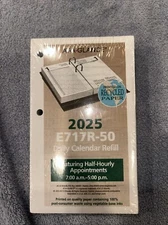 2025 At-A-Glance E717R -50 Daily Calendar Refill  3-1/2 x 5-27/32 Sealed
