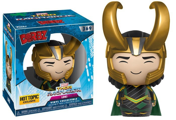 Funko Dorbz LOKI RAGNAROK Hot Topic Exclusive Marvel THOR RAGNAROK