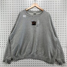 Vintage 90s Nike Crew Neck Sweatshirt Mens XL Gray Center Swoosh Embroidered