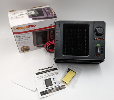 #ad #ad RoadPro RPSL681 12V Direct Hook up Ceramic Heater with Swivel Base Black $43.00