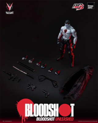 アメコミ BLOODSHOT Unleashed FigZero S Valiant VALIANTFigZero S 1/12 Bloodshot Unleashed – threezero store