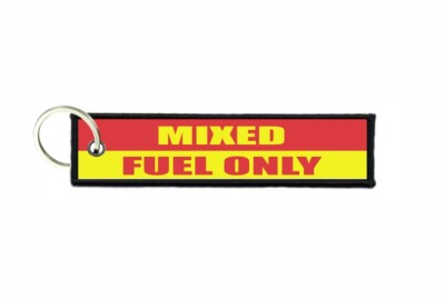 Schlüsselanhänger Luftfahrt Keychain Auto Kraftstoff Mixed Fuel Only