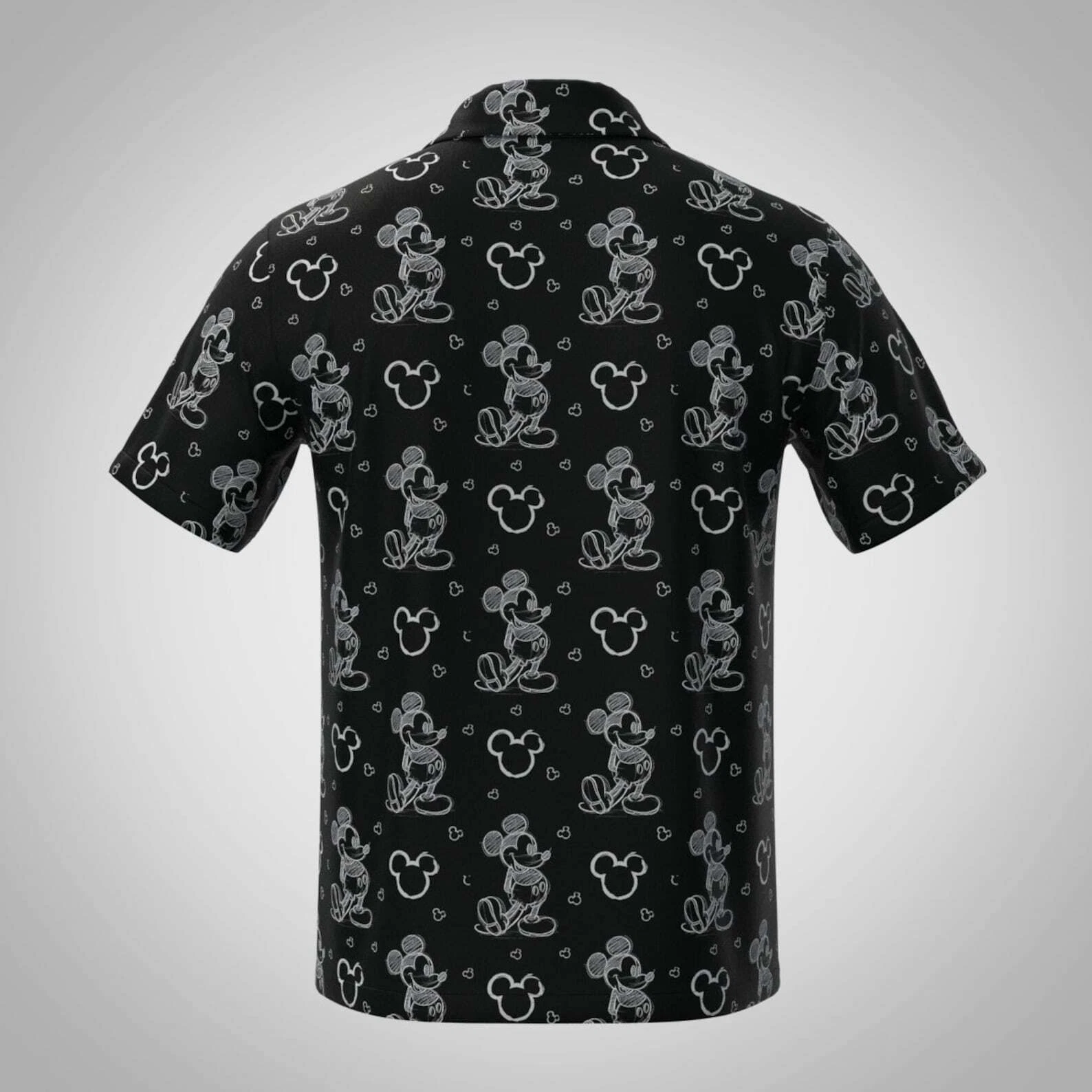 Mickey Mouse Drawing Sketch Doodle Cartoom Mouse Lovers Gift Polo Shirt