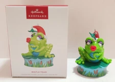 Hallmark Keepsake Christmas Ornament Mistle-Toad Mistletoe Toad Frog 2024 New