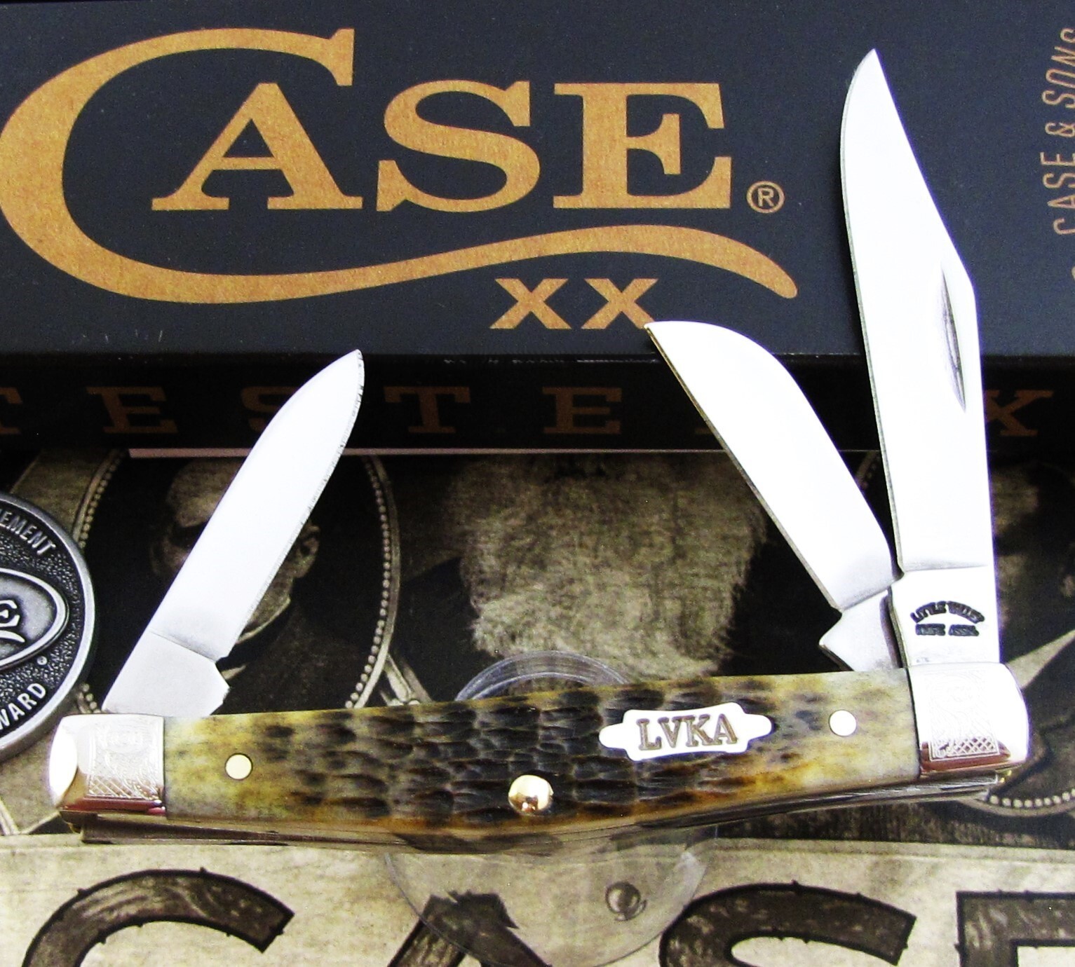 Case XX 6344 Stockman Knife 2005 Case ENCYCLOPEDIA SET Little Valley 6344 NR