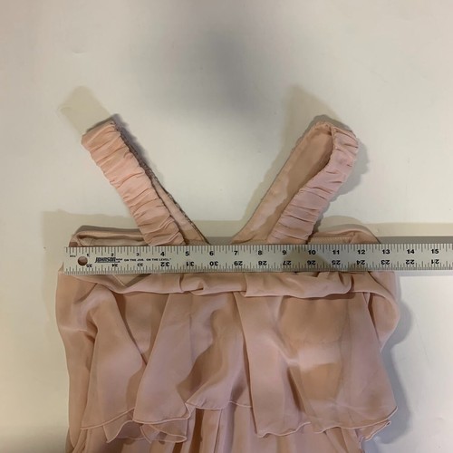 Abel & Lula Girl's Sleeveless Sheer Ruffle Zip Up Jumpsuit SIze 6 - Picture 12 of 15
