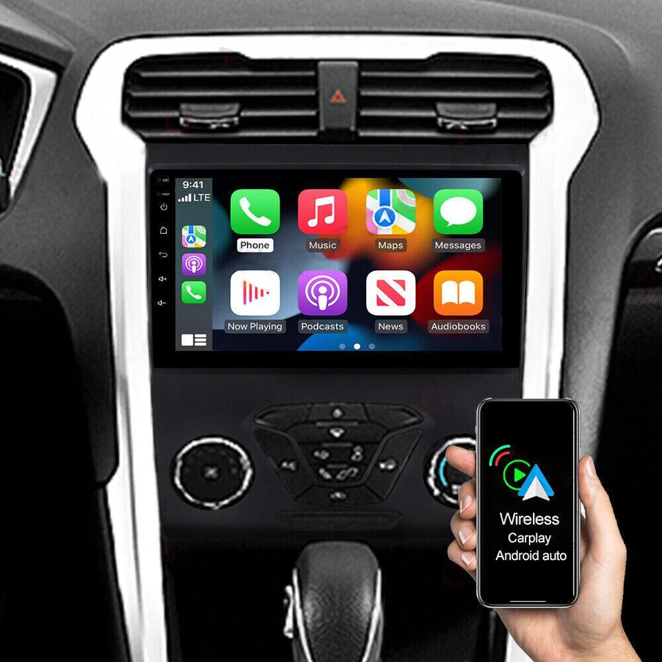 For Ford Fusion Mondeo 2013-2016 Apple Carplay Car Radio GPS Navi Android 13 32G - Image 2 of 4