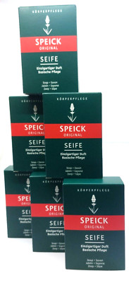 6 x 100 g Speick Original Seife Basische Pflege (600 g)