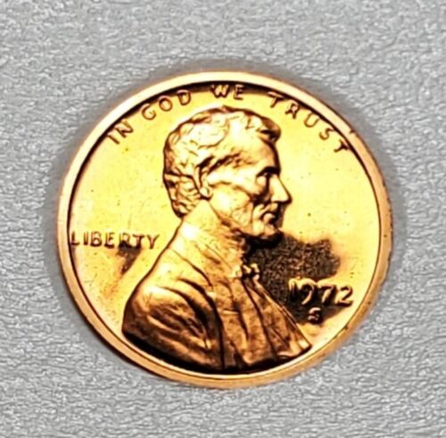 1972 S LINCOLN MEMORIAL PENNY PROOF UNC #P134 - Picture 1 of 2