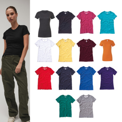 Bella + Canvas Damen The Favourite T-Shirt 6004 - Damen Uni Kurzarm Tee