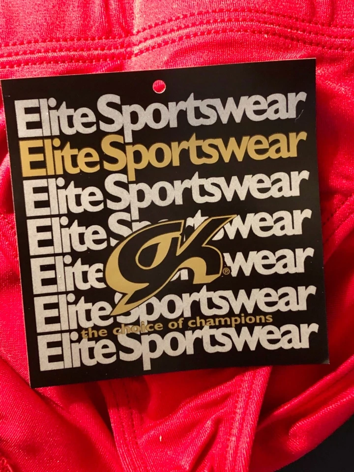 GK HIGH RISE CORTE TRADICIONAL NIÑO PEQUEÑO ROJO GIMNASIA CALZONCILLOS #1409 Talla CS NUEVOS CON ETIQUETAS Foto 4 de 4