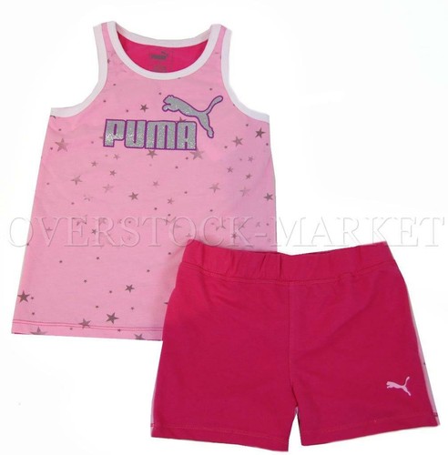 NEW GIRLS PUMA 2 PIECE SUMMER SETS! VARIETY OF STYLES, COLORS, AND SIZES! - Picture 4 of 4
