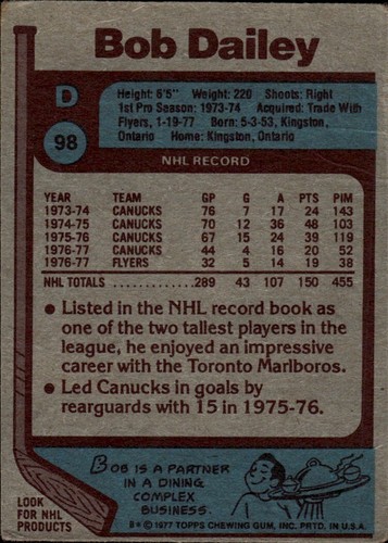 1977-78 TOPPS NHL Card Set Break #1-#264 — You Choose! Rookies, Stars & Commons - Picture 89 of 315