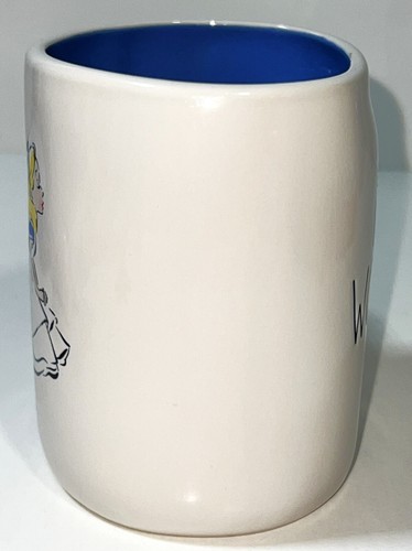 Rae Dunn Disney Alice in Wonderland Artisan Double Sided Coffee Mug Cup Ceramic - Picture 4 of 7