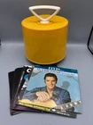 Vtg Lot 66 45rpm Records w Yellow Disk Go Case Few Picture Sleeves 1960's-1970's