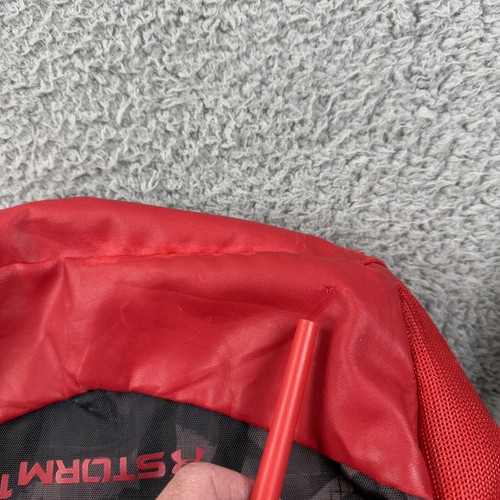 Under Armour Storm 1 Backpack Red Zippers Pockets School Kids Child Boy Girl - Picture 10 of 17