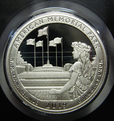 2019-S Northern Mariana Islands National Park Silver DCAM Proof Quarter