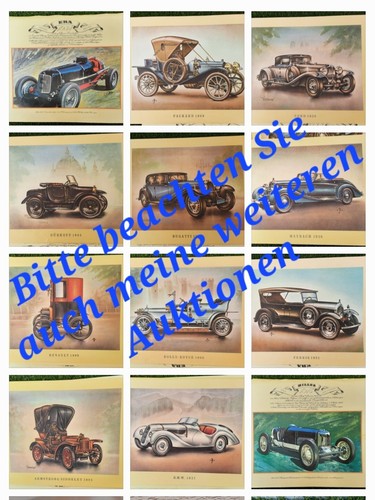 Auto Miller 1915 Oldtimer Sportwagen Kunstdruck Poster Vintage Car Bild 41x33 cm - Bild 8 von 8