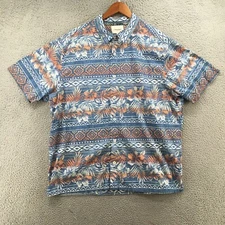 RedHead Brand Co. Button-Up Short Sleeve Shirt Mens 2XL Collared Multicolor