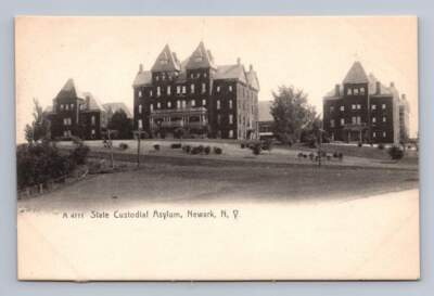 #ad State Custodial Asylum quot;Feeble Minded Womenquot; NEWARK New York Antique Collotype $19.99