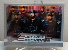 2022-23 Upper Deck Defense Mechanism #DM-22 Brent Burns Sharks Hurricanes