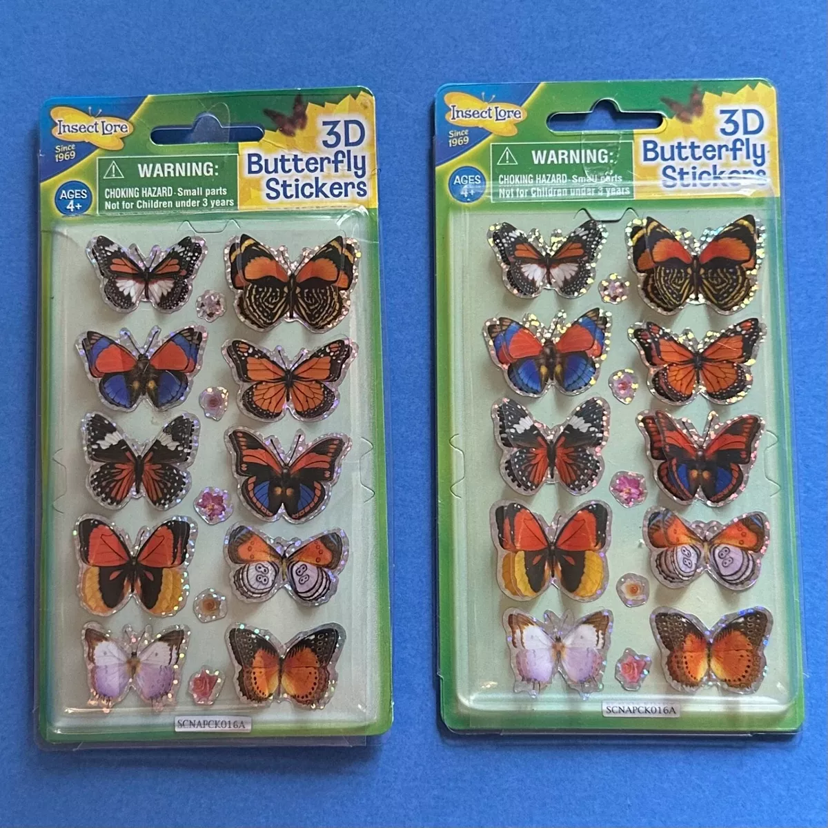 Insect Lore 3D Butterfly Stickers