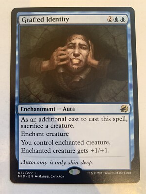 MTG Grafted Identity, Near Mint, Innistrad: Midnight Hunt