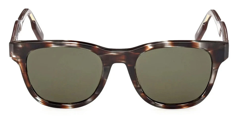 Ermenegildo Zegna EZ0222 50N Gris Havan Redondo Plástico Gafas de Sol Marco 52-20-145 Foto 2 de 3