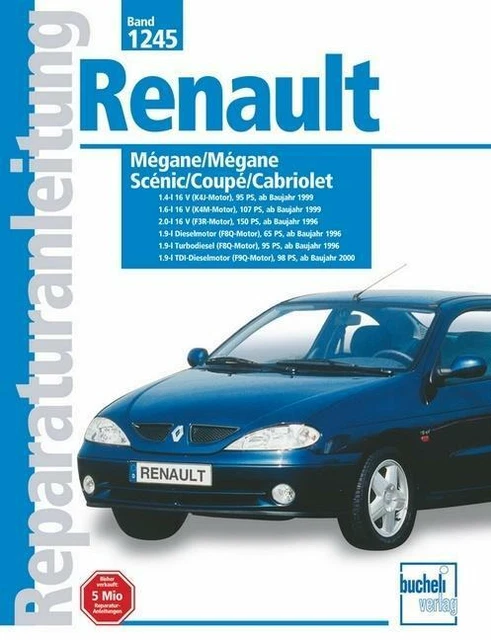 Renault Megane Automobilia-Reparaturanleitung auf Deutsch