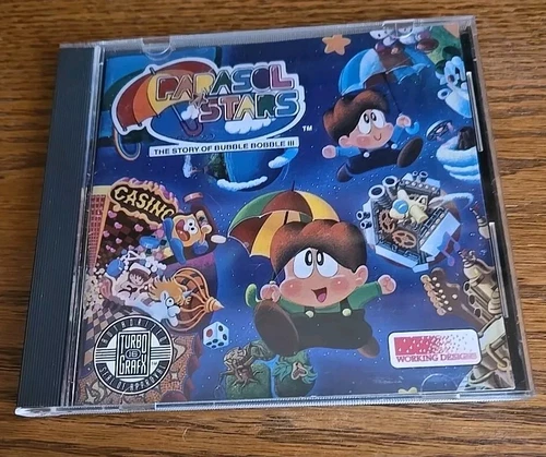 Parasol Stars Bubble Bobble III Turbografx 16  CIB Contacts Cleaned Tested