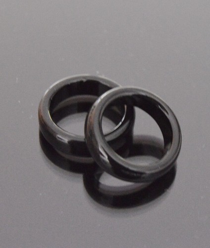 Agate Anneau 6mm de Pierre Gemme Bague Doigt Jonc Nature Cornaline Jade Onyx - 第 11/28 張圖片