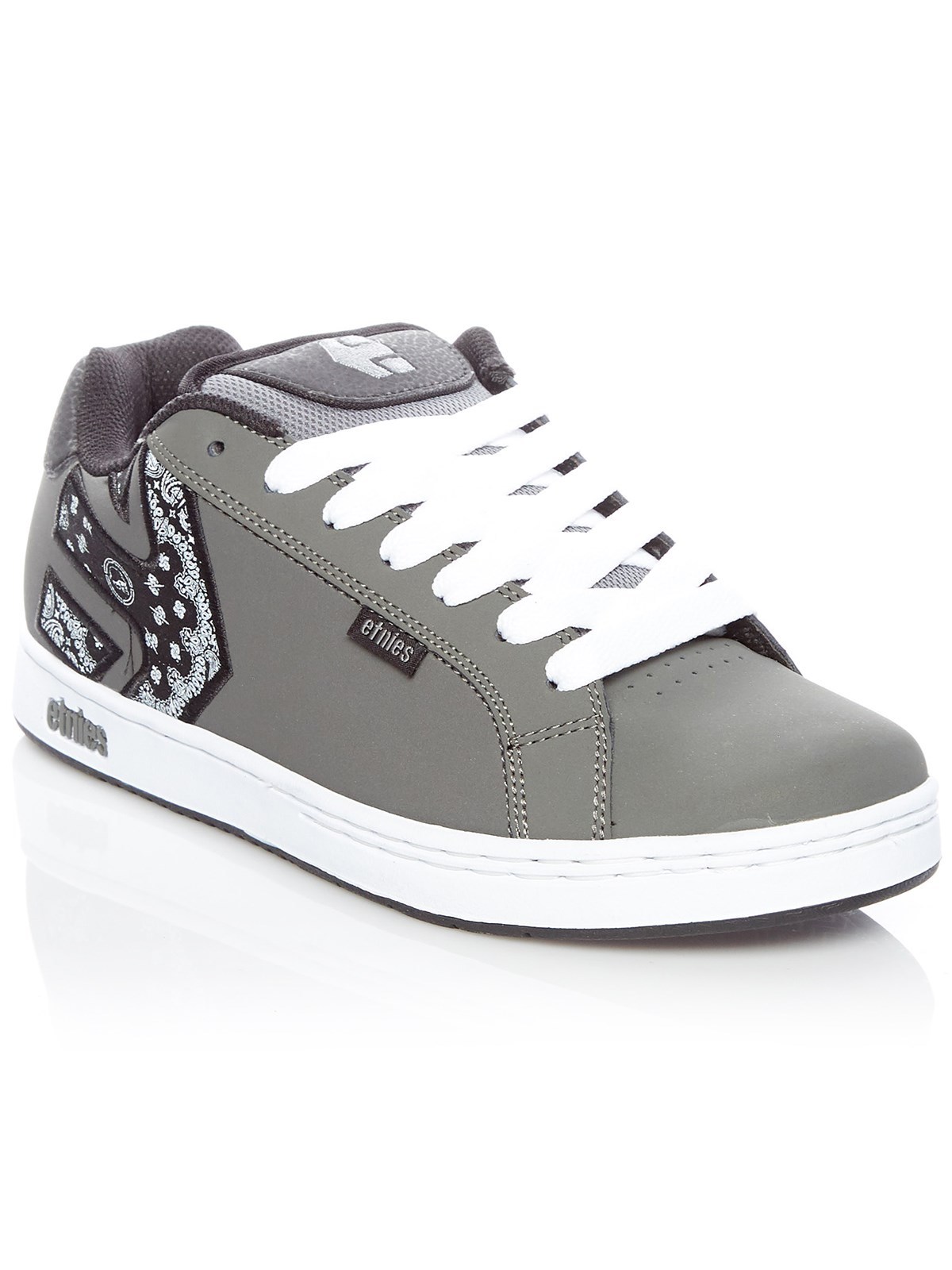 Etnies Metal Mulisha Dark Grey-Black-White Fader Shoe Etnies Metal Mulisha Dark Grey-Black-White Fader Shoe